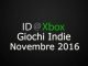 ID@Xbox Novembre 2016