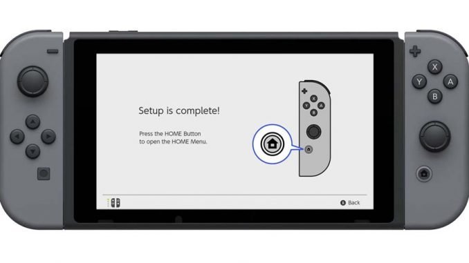 Nintendo Switch Prima Configurazione