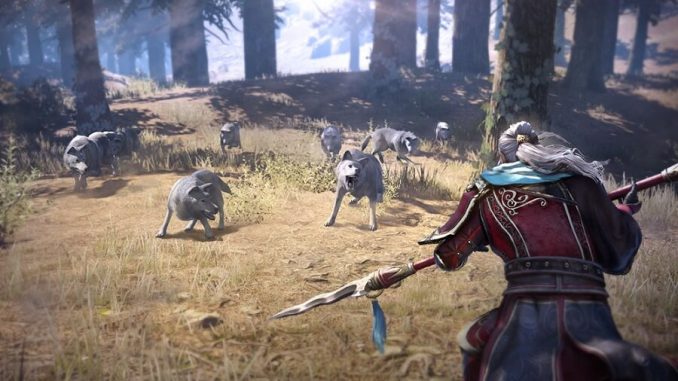 Dynasty Warriors 9 Encountering wolves