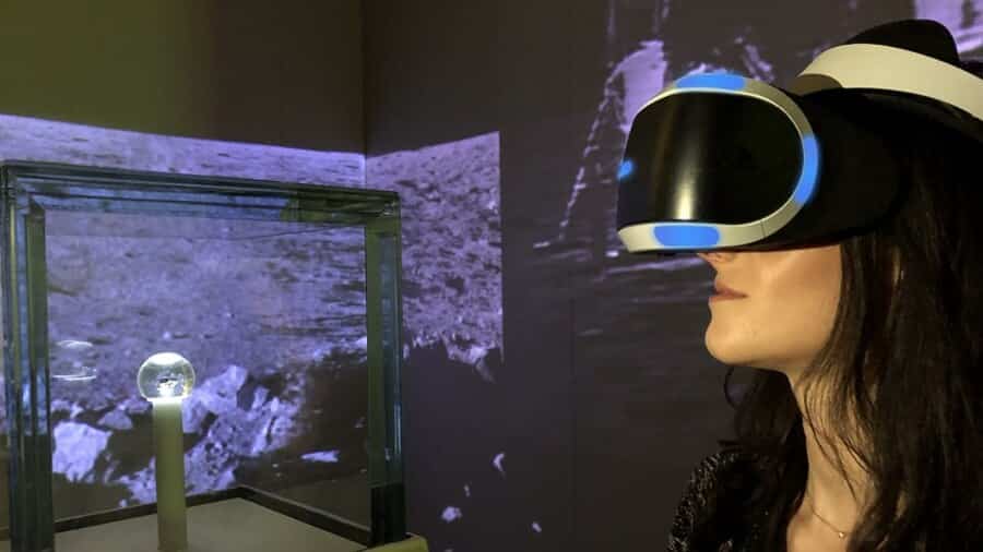PlayStation VR-Museo Nazionale Scienza Tecnologia-area Spazio-Luna