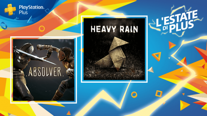 PlayStation Plus_Heavy Rain e Absolver
