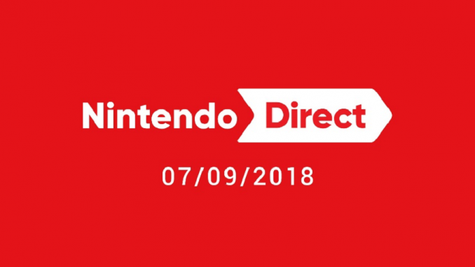 NintendoDirect 7 Settembre 2018