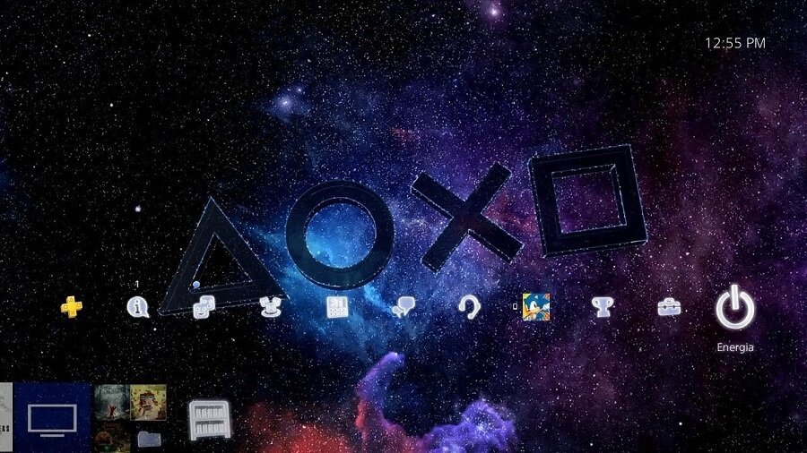 tema dinamico per PS4 Symbols in the Stars