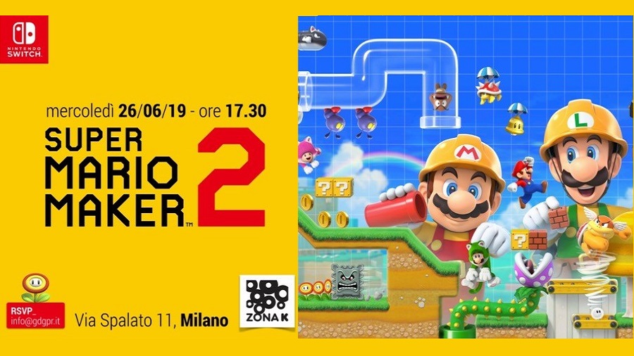 Super Mario Maker 2 Eventio