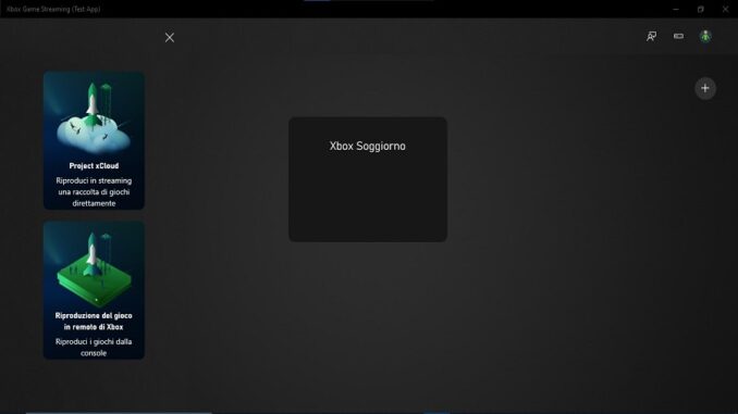 streaming di Xbox Series X o S sul tuo PC