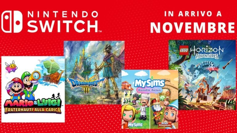 Giochi in arrivo Nintendo Switch Novembre 2024