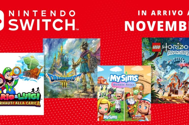 Giochi in arrivo Nintendo Switch Novembre 2024