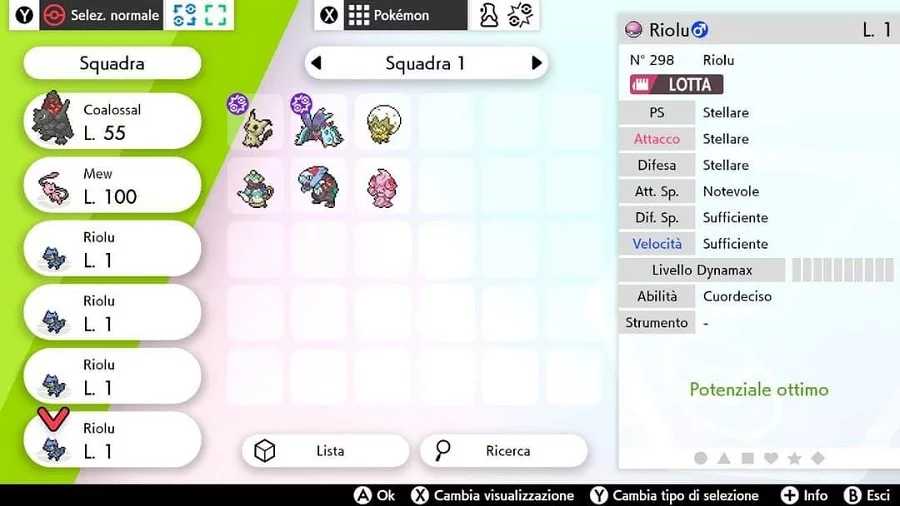Pokemon-info-squadra
