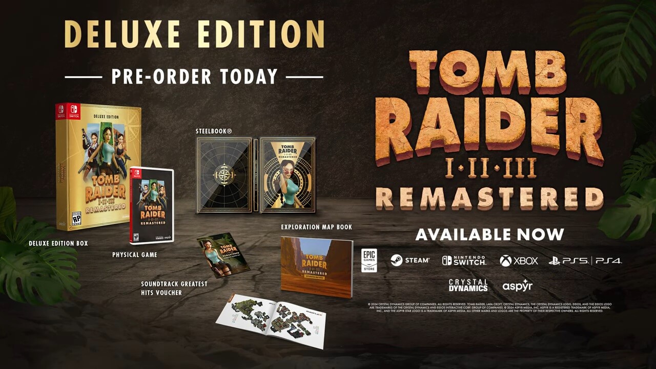 Tomb Raider I-III Remastered