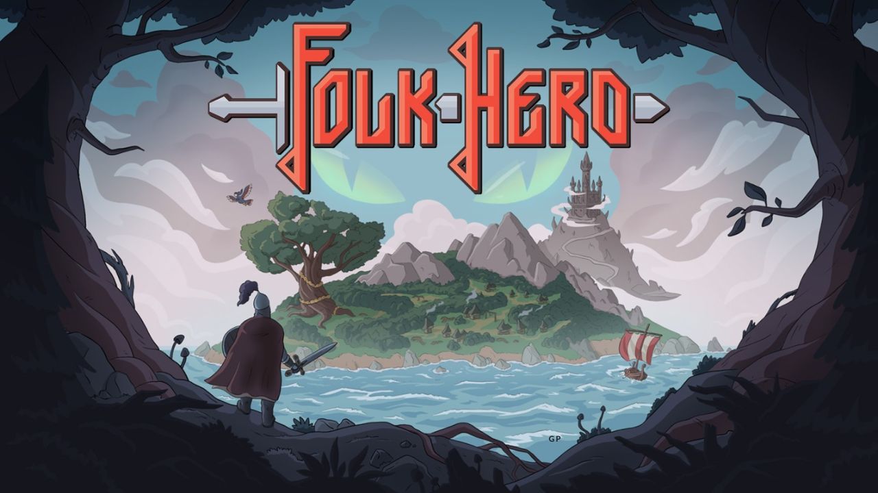 Copertina ufficiale di Folk Hero per Nintendo Switch, ambientato nel mondo della fantasia slava.