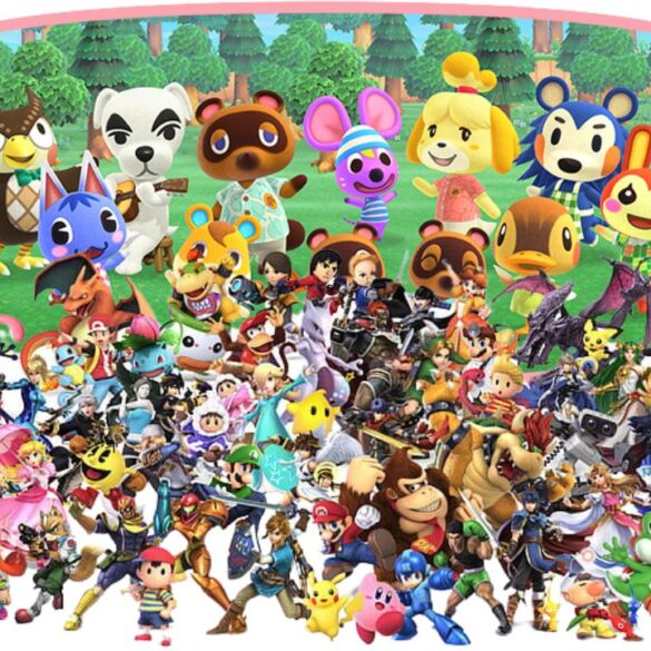 Varii personaggi dei giochi Nintendo