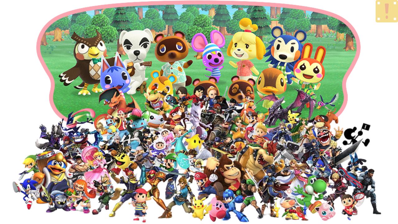 Varii personaggi dei giochi Nintendo