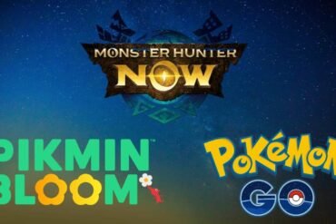 Niantic loghi Pokémon GO Pikmin Bloom Monster Hunter Now