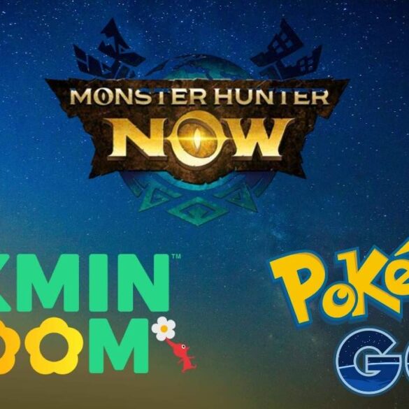 Niantic loghi Pokémon GO Pikmin Bloom Monster Hunter Now