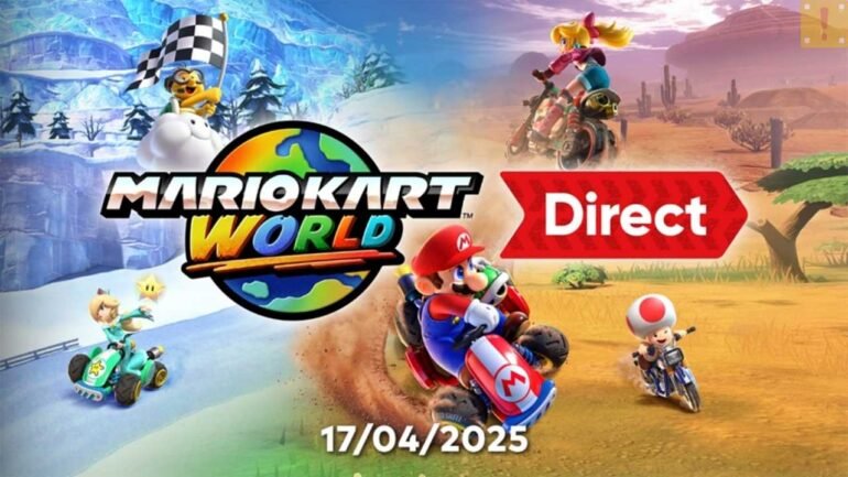 Mario Kart World Direct 17 aprile