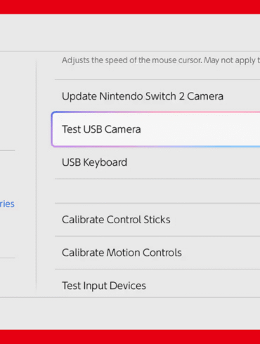 Nintendo Switch 2 Impostazioni Tastiera e Telecamera