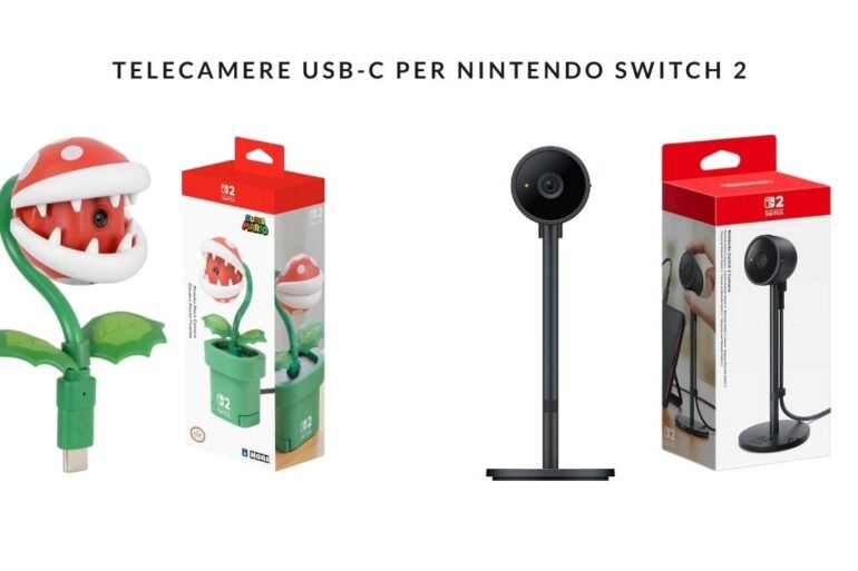 Telecamere USB-C per Nintendo Switch 2 - Copertina