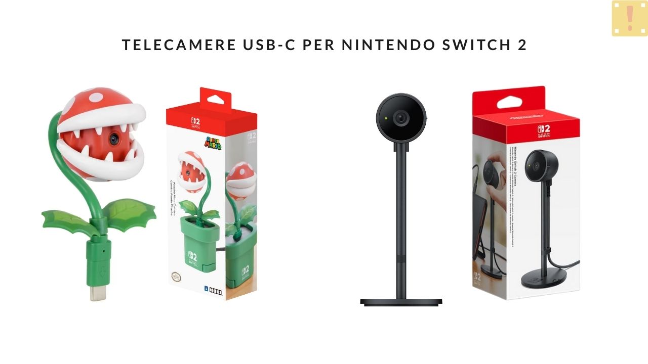Telecamere USB-C per Nintendo Switch 2 - Copertina