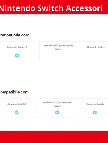 accessori di Switch 2 sono compatibili con Switch 1