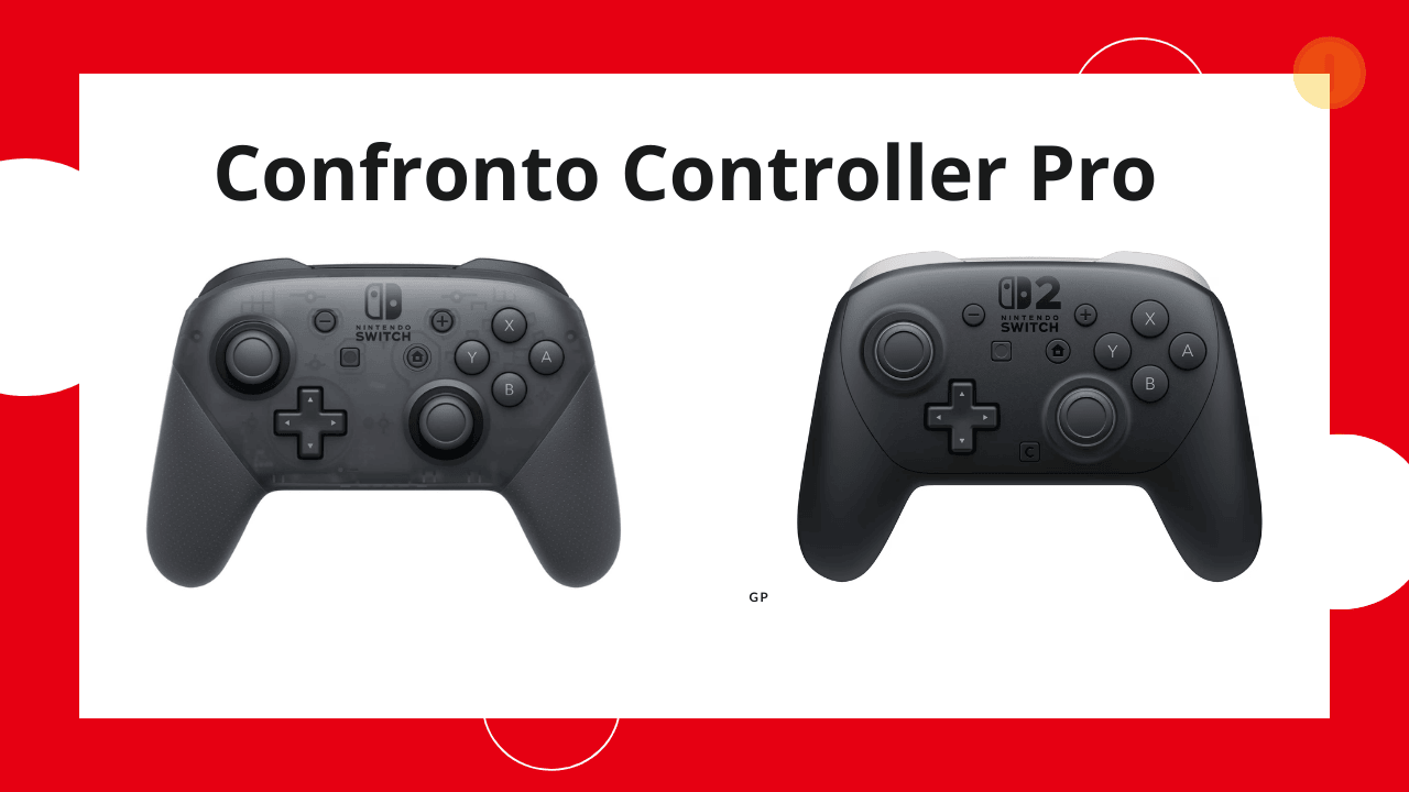 Confronto Controller PRO Nintendo Switch