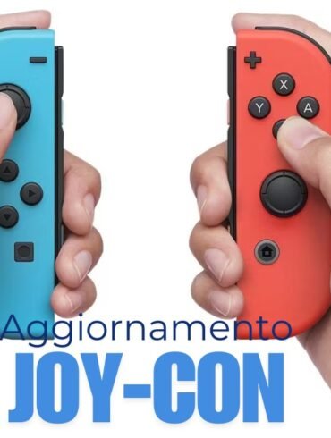 Nintendo Switch Joy-Con Scollegati in mano