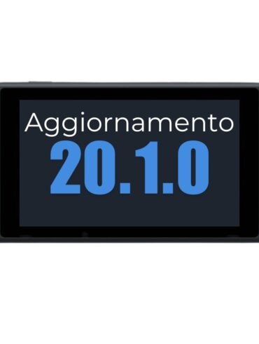 Nintendo Switch aggiornamento 20.1.0
