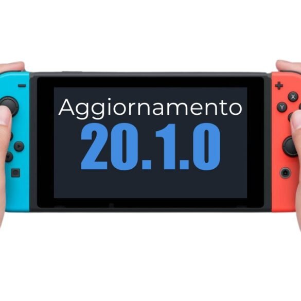 Nintendo Switch aggiornamento 20.1.0