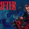Una scena cupa in pixel art del gioco The Drifter, con il protagonista Mick Carter che indaga in un ambiente noir.