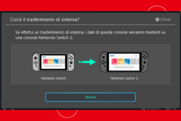 Trasferimento dati da Nintendo Switch a Switch 2
