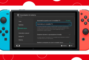 modificare le impostazioni della modalità riposo su Nintendo Switch