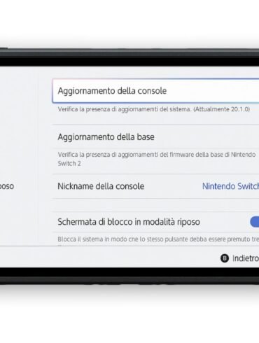 Come aggiornare Nintendo Switch 2
