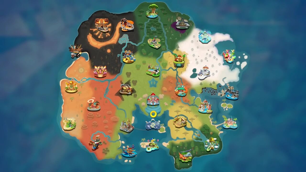 Mappa Mario Kart World