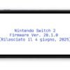 Nintendo Switch 2 Firmware Vers.20.1.0