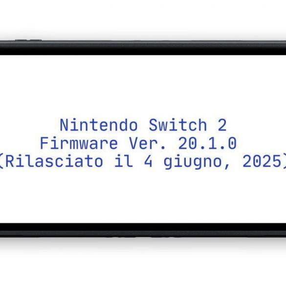 Nintendo Switch 2 Firmware Vers.20.1.0