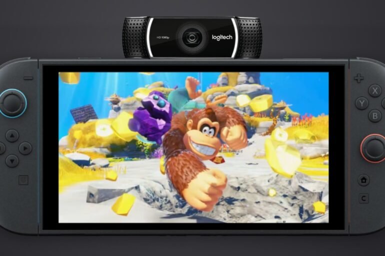 Nintendo Switch 2 collegare la camera USB-C di logitech