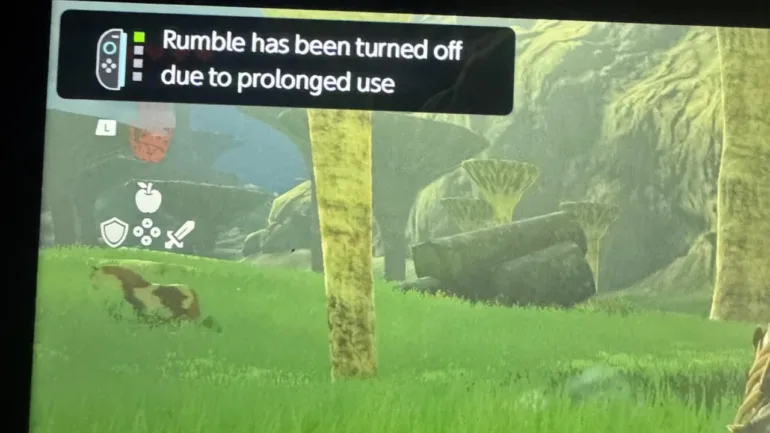 Nintendo Switch 2 il rumble è stato disattivato