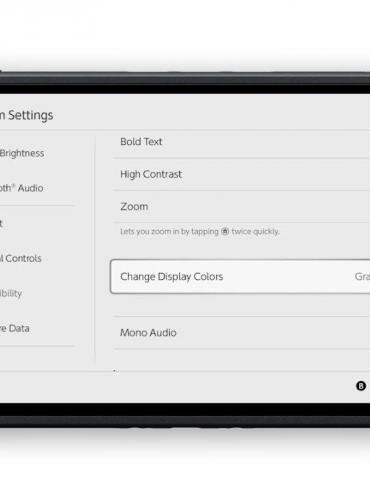 Nintendo Switch 2 menu impostazioni accessibilita