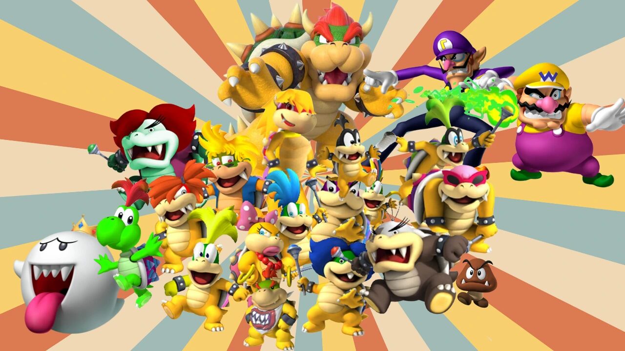 tutti i cattivi di Super Mario