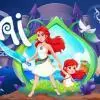 Mai: Child of Ages che mostra la protagonista Mai in diverse età, circondata da elementi che richiamano il viaggio nel tempo e antiche rovine. Un logo stilizzato del gioco è ben visibile.