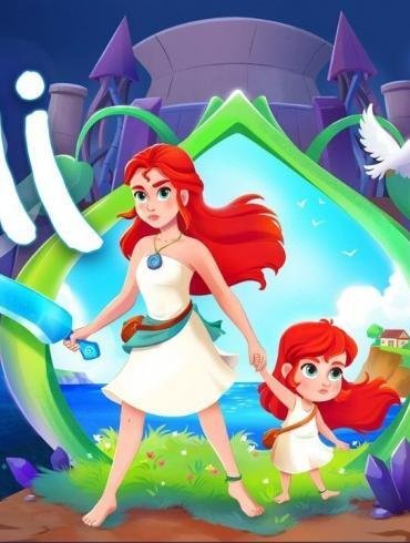Mai: Child of Ages che mostra la protagonista Mai in diverse età, circondata da elementi che richiamano il viaggio nel tempo e antiche rovine. Un logo stilizzato del gioco è ben visibile.