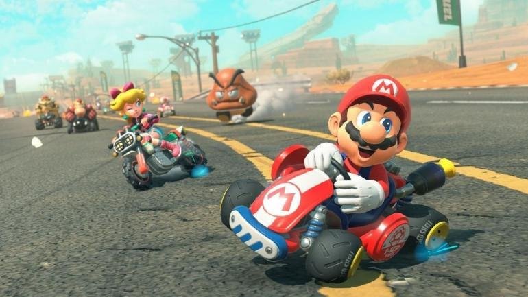 Mario Kart World Super Mario Peach Goomba