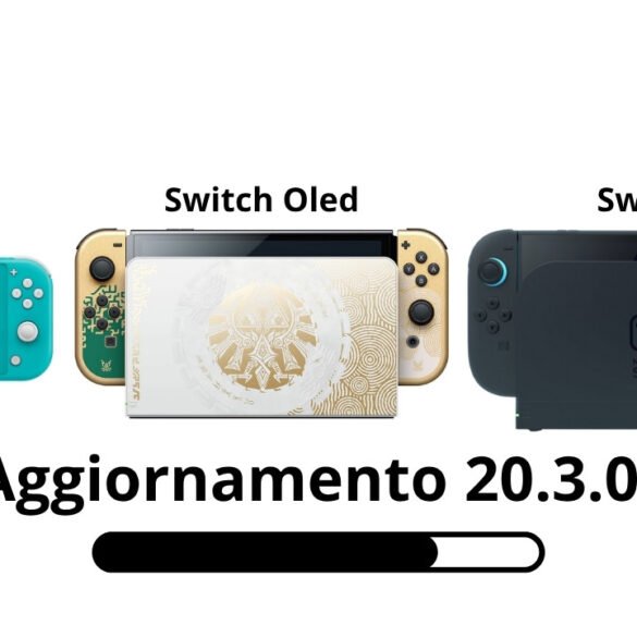 Nintendo Switch l'aggiornamento 20.3.0