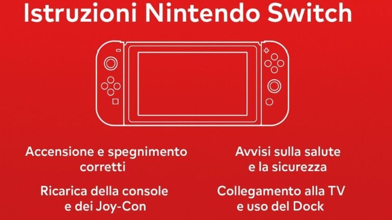 istruzioni Nintendo Switch