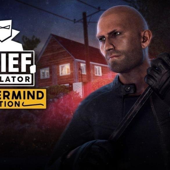 Un ladro che si intrufola in una casa lussuosa in Thief Simulator Mastermind Edition