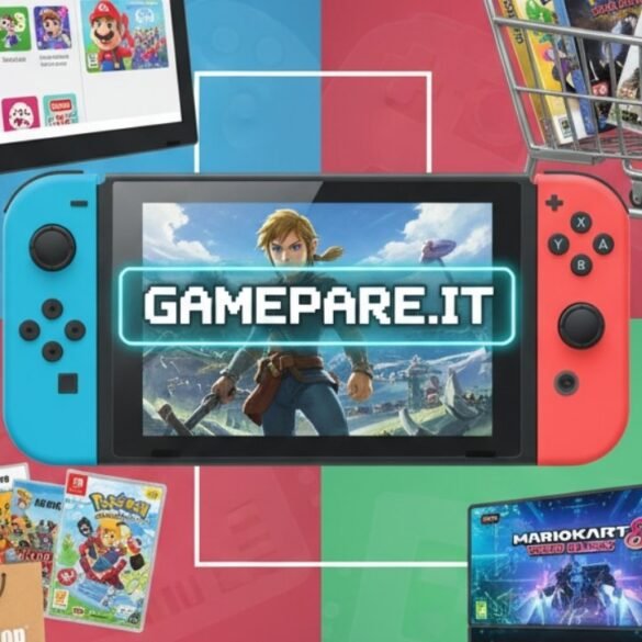 Immagine con tanti riquadri dove all'interno ci sono varie immagini di videogiochi