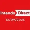Immagine di un televisore con il logo di Nintendo Direct e le scritte "Nintendo Switch" e "Nintendo Switch 2" affiancate, che indica l'imminente diretta streaming del 12 settembre.