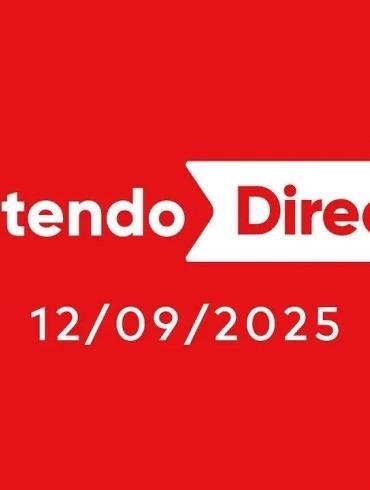 Immagine di un televisore con il logo di Nintendo Direct e le scritte "Nintendo Switch" e "Nintendo Switch 2" affiancate, che indica l'imminente diretta streaming del 12 settembre.