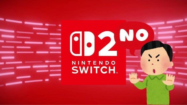 Bambino che dice no alla switch 2 in maglietta verde