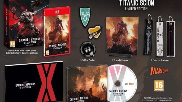 Pacchetto limited edition di Daemon X Machina titanic edition