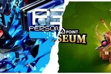 Un collage dei loghi dei giochi annunciati (Persona 3 Reload, Two Point Museum)